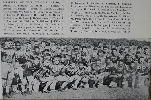 football team photo 1962